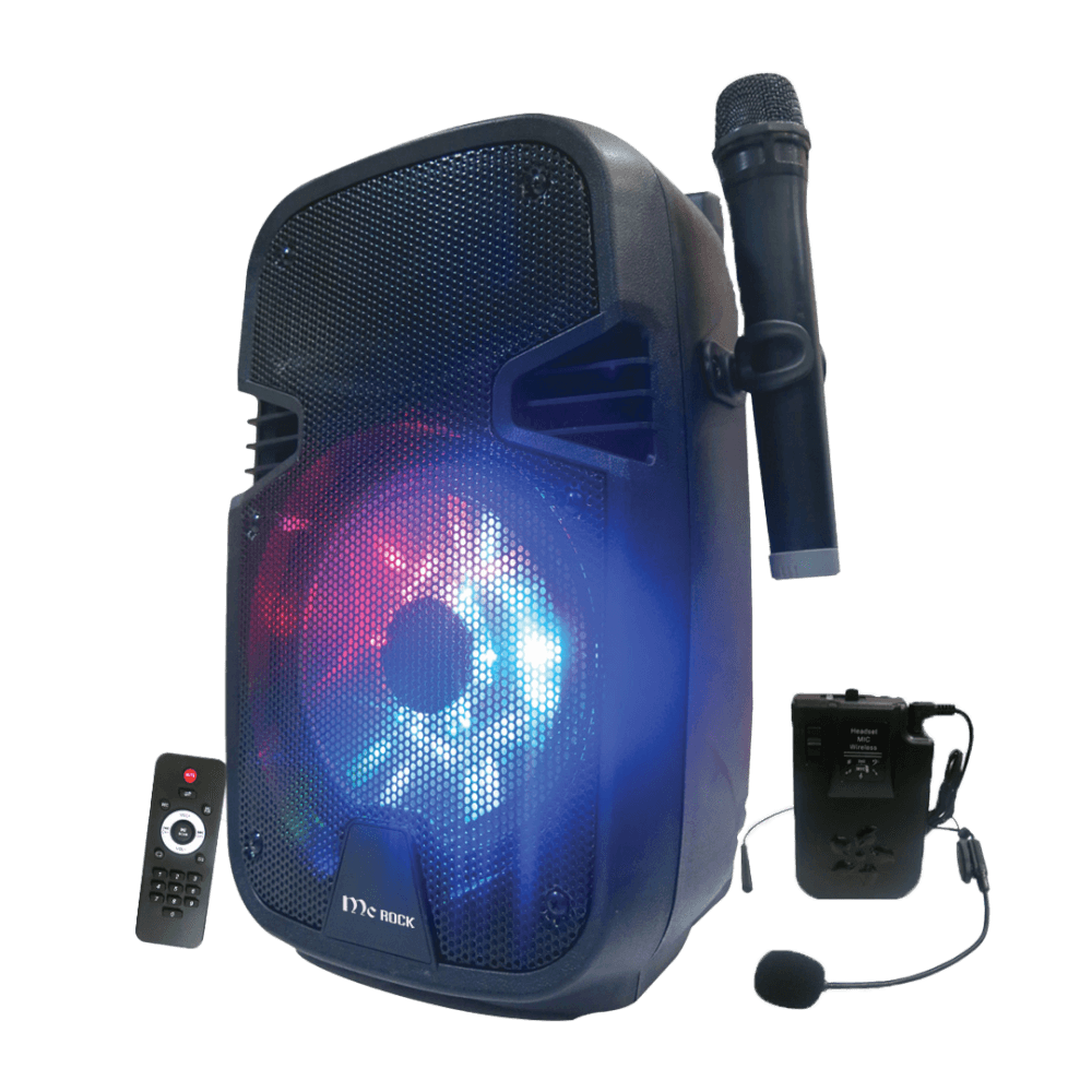 ลำโพงบลูทูธ MCROCK  รุ่น DHT-721DT(A10) 10 นิ้ว แถมไมโครโฟน พร้อมล้อลาก_1