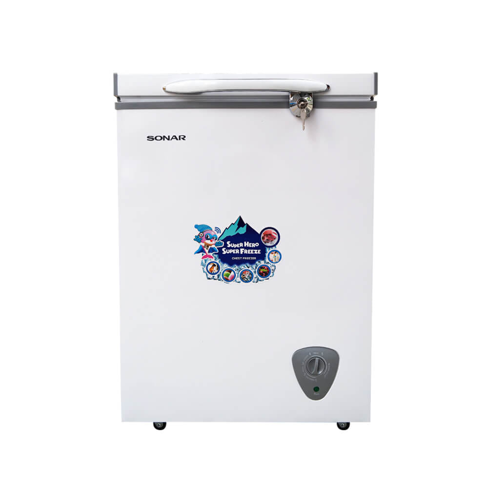 ตู้แช่แข็ง ฝาทึบ SONAR รุ่น BD-108 ขนาด 108 ลิตร 3.8 คิว สีขาว_1