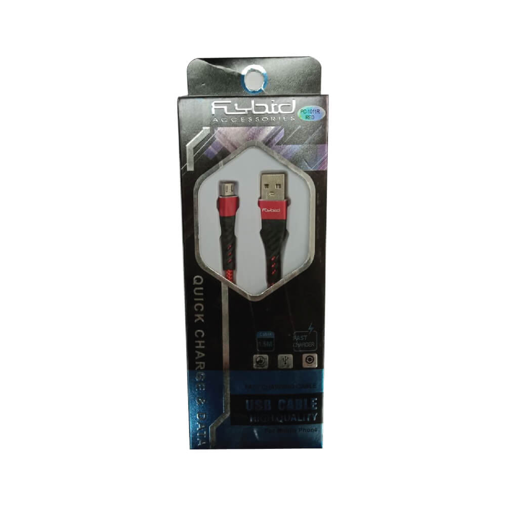 สายชาร์จมือถือ SONAR FLYBIRD MICRO USB รุ่น PC-1011 สีแดง