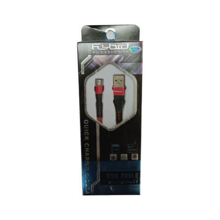สายชาร์จมือถือ SONAR FLYBIRD MICRO USB รุ่น PC-1011 สีแดง_2
