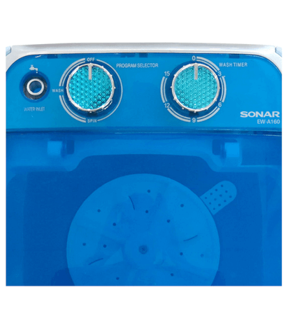 เครื่องซักผ้ามินิฝาบน SONAR รุ่น EW-A160 ฟังก์ชั่น 2 IN 1  3 KG. สีน้ำเงิน_6