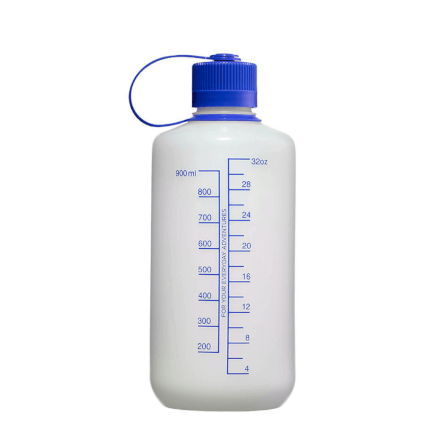 ขวดน้ำปากแคบ NALGENE รุ่น HDPE ขนาด 32 ออนซ์ ฝาแบบห่วงสีน้ำเงิน_1