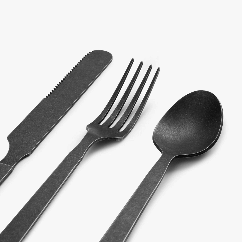 ชุดช้อนส้อม Barebones สีแมทต์