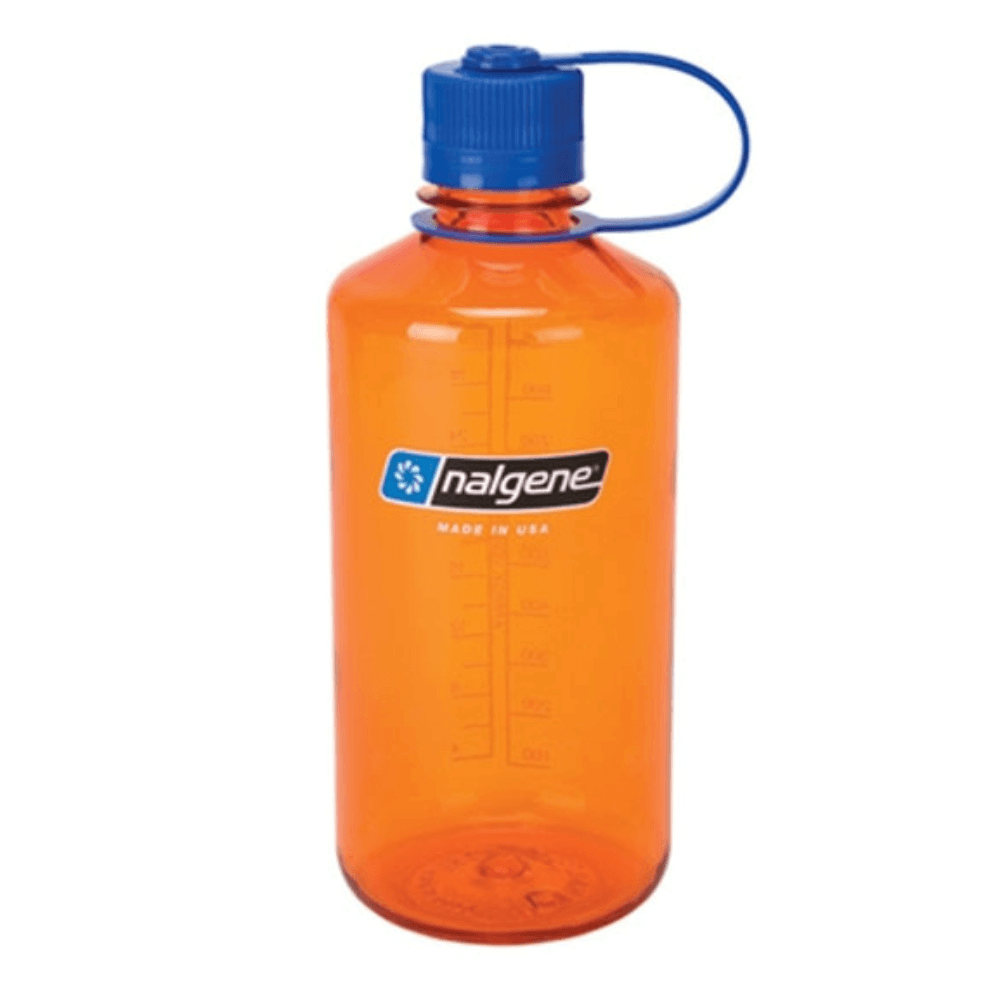 ขวดน้ำปากแคบ NALGENE ขนาด 32 ออนซ์ สีส้ม พร้อมฝาปิดห่วงสีฟ้า