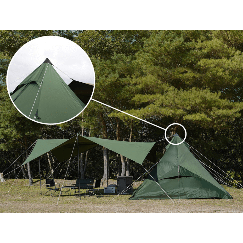 เต็นท์ ONE POLE RX DoD (L) สีกากี