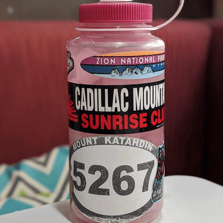 ขวดน้ำปากกว้าง NALGENE รุ่น SUSTAI ขนาด 32 ออนซ์ สี COSMO W/ DARK BERRYCAP