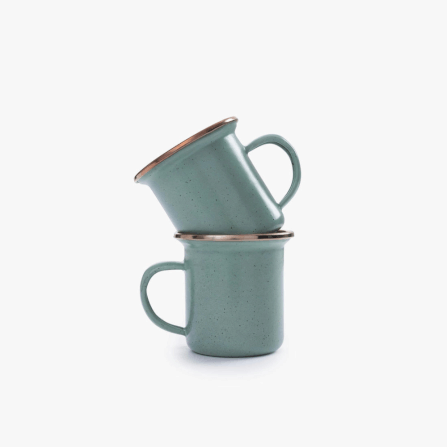 แก้วเคลือบอีนาเมล Barebones ไซส์ Espresso สีมิ้นท์_1