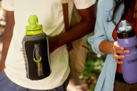ปลอกใส่ขวดน้ำ NALGENE แบบถือด้วยมือ สีเทา_2