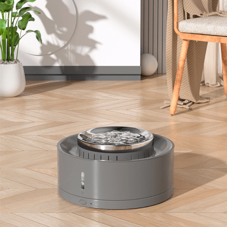 น้ำพุสัตว์เลี้ยงชามสแตนเลส ELS PET ความจุ 8 ลิตร รุ่น 8L (สีเทา)_10
