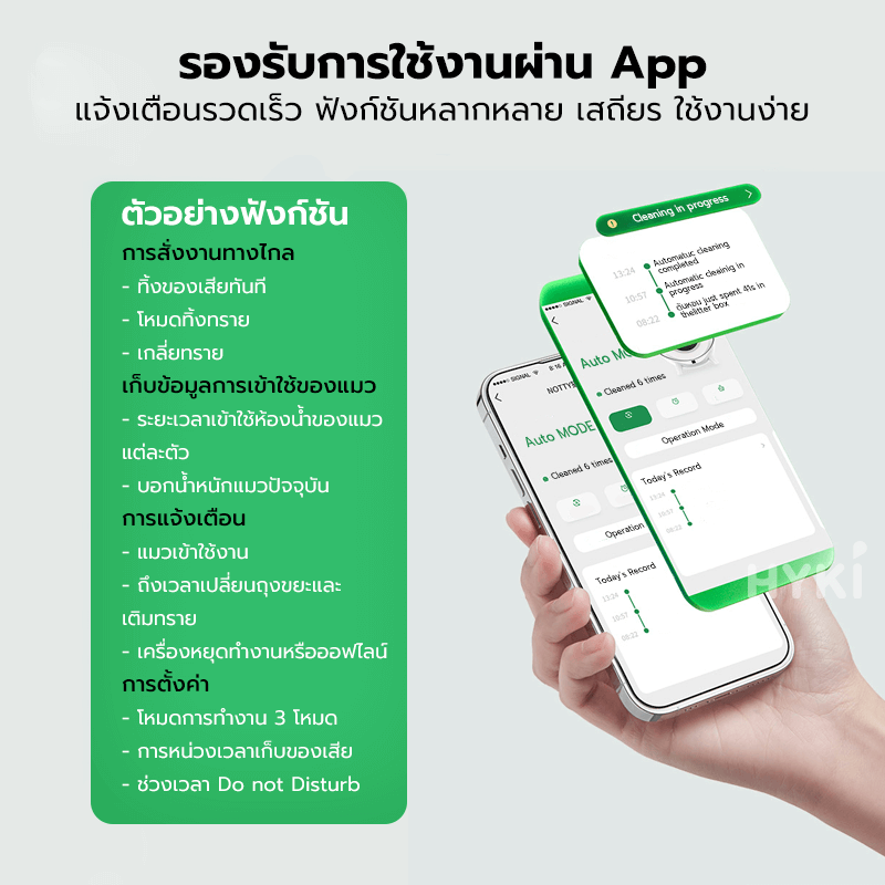 ห้องน้ำแมวอัตโนมัติ NOTTY