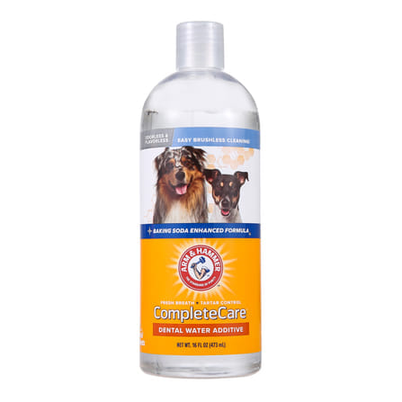 น้ำยาดับกลิ่นปากสุนัขผสมน้ำดื่ม ARM AND HAMMER COMPLETE CARE 473 ML