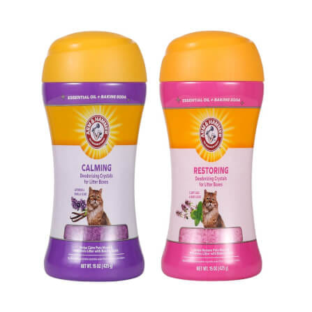 เม็ดคริสตัลดับกลิ่นทรายแมว ARM AND HAMMER คละสูตร 2 ขวด 425 G