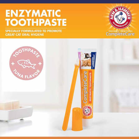 ชุดยาสีฟันสำหรับแมว ARM AND HAMMER CPC รสทูน่า ขนาด 67.5 G_4