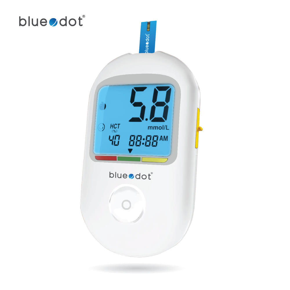 เครื่องวัดน้ำตาลในเลือด Bluedot Blood Glucose Monitor B-GM162