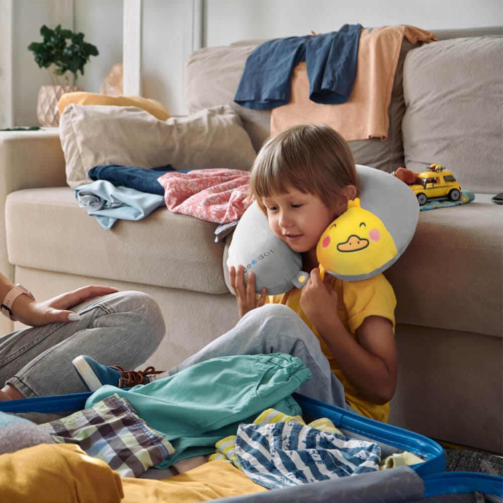 หมอนรองคอ เมมโมรี่โฟม Neck Pillow BLUEDOT B-NP241_2