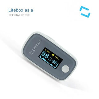 เครื่องวัดออกซิเจนปลายนิ้ว Lifebox L-PO02 [รับประกันสินค้า 2ปี]