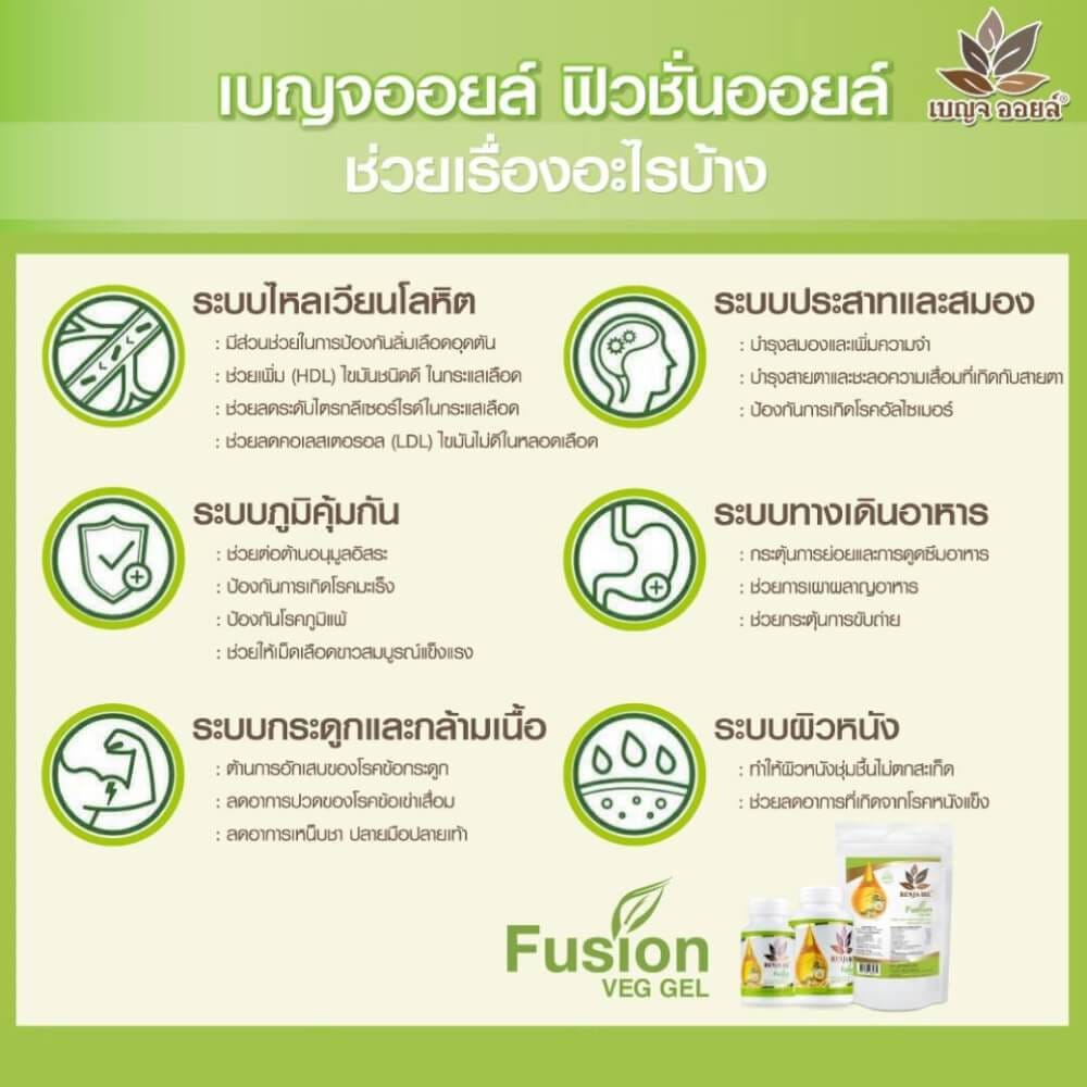 เบญจออยล์ ฟิวชั่นออยล์ 30 แคปซูล_2