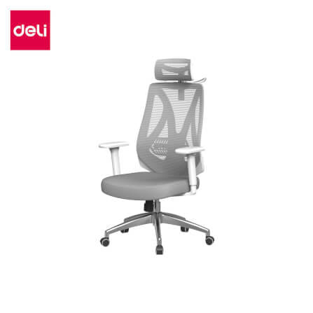 เก้าอี้สำนักงานเพื่อสุขภาพ DELI E4972-GR-01 สีเทา