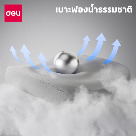 เก้าอี้สำนักงานเพื่อสุขภาพ DELI E4971-BK-01 สีดำ-ขาว_7