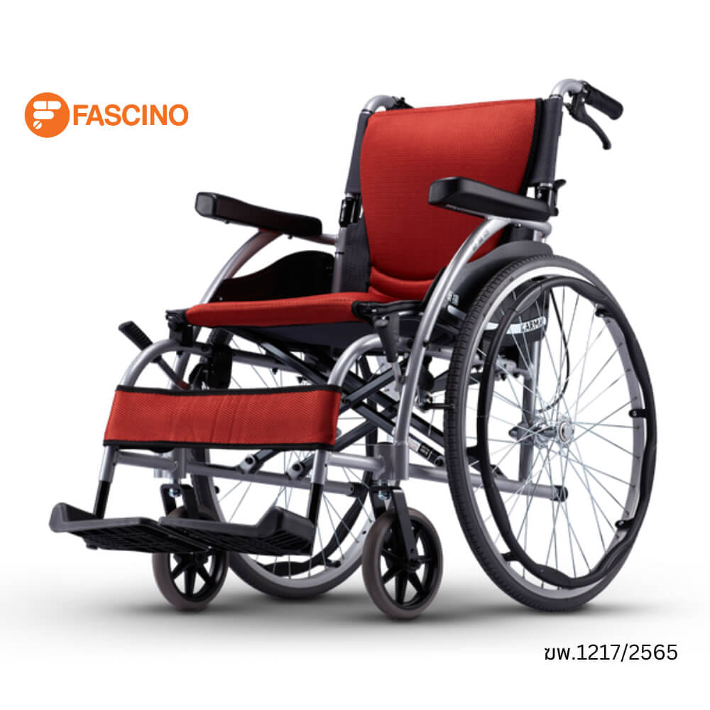 รถเข็นวีลแชร์ คาร์ม่า รุ่น KM S-Ergo 125 สีแดง