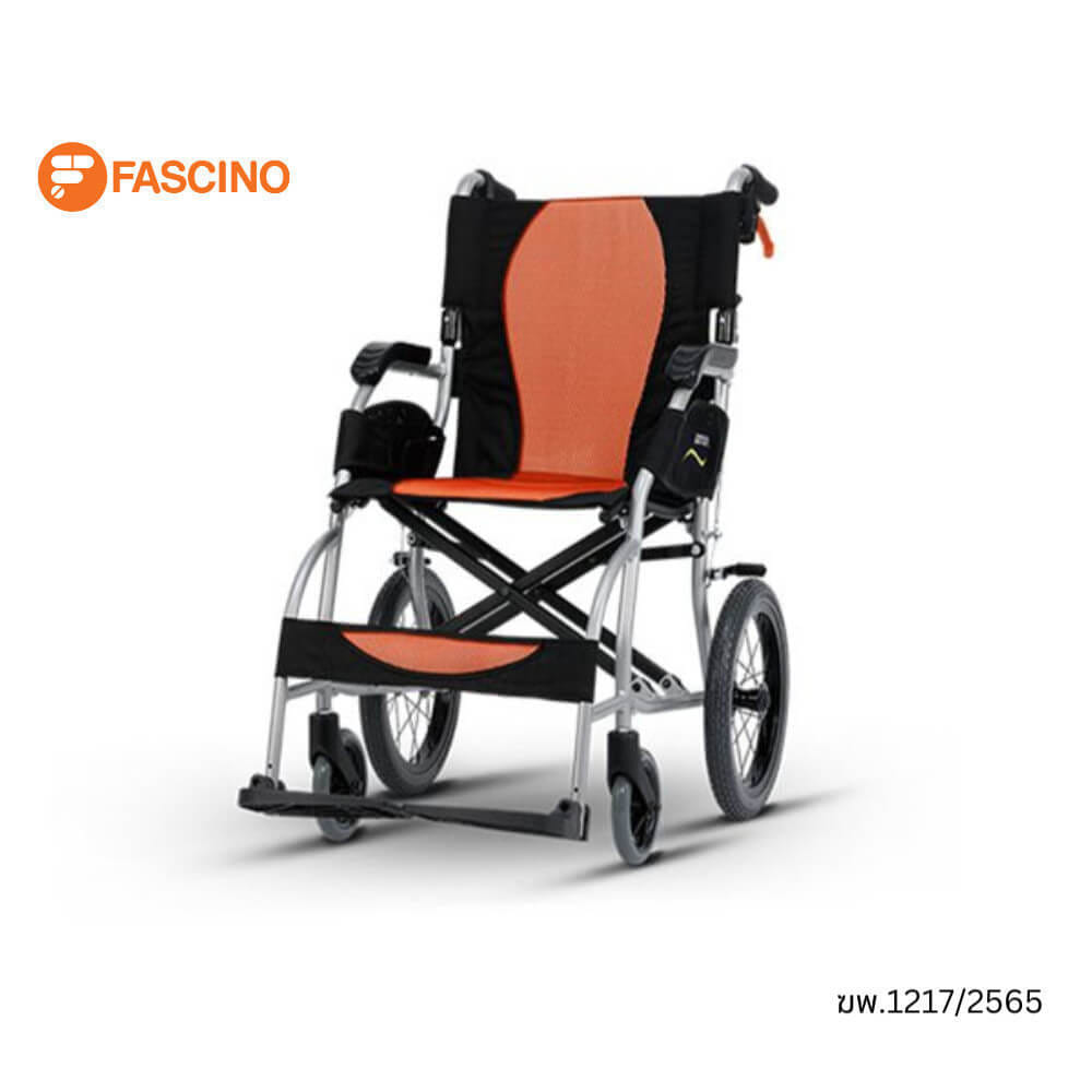 รถเข็นวีลแชร์ คาร์ม่า รุ่น Ergo Lite KM-2501 ส้ม