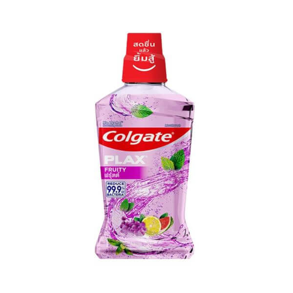 น้ำยาบ้วนปาก คอลเกต สูตรแพลกซ์ ฟรุตตี้ ขนาด 500 ml.