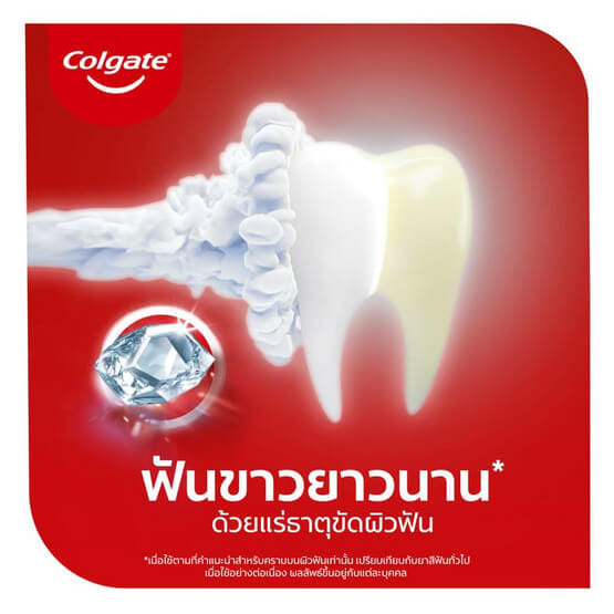 ยาสีฟัน คอลเกต ออปติก ไวท์ เอ็กซ์โฟลิเอตติ้ง ขนาด 100 กรัม
