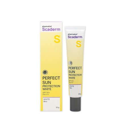 ผลิตภัณฑ์บำรุงผิว สกาเดิร์ม กันแดดแเนื้อครีมสีขาว SPF50+/PA++++ 30 กรัม_0