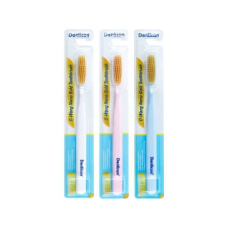 แปรงสีฟัน เดนทิคอน โอ-วัง นาโน โกลด์ 1 ชิ้น (คละสี)_0