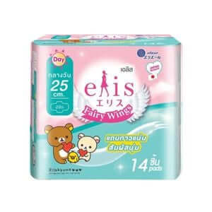 ผ้าอนามัย เอลิส แฟรี่ วิงส์ แบบมีปีก ความยาว 25 ซม. แพ็ค 14 ชิ้น_0