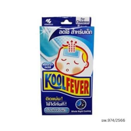แผ่นเจลลดไข้ คูล ฟีเวอร์ สำหรับเด็ก บรรจุ 6 ชิ้น_1