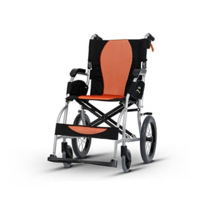 รถเข็นวีลแชร์ คาร์ม่า รุ่น Ergo Lite KM-2501 ส้ม_2