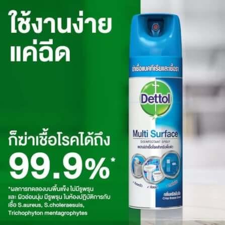 สเปรย์ฆ่าเชื้อเดททอล กลิ่นคริสป์บรีซ 225 มล._3