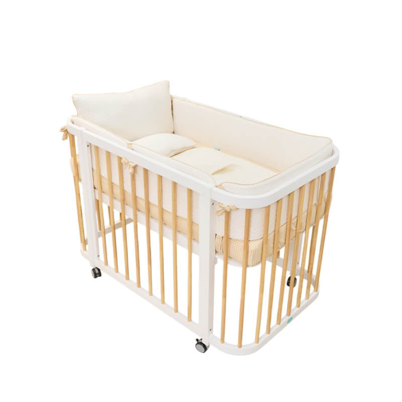 เตียงนอนเด็ก IDAWIN รุ่น CLASSIC สี TWOTONE-CREAM_1