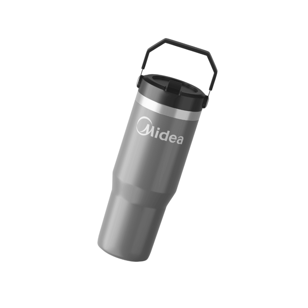 แก้วเก็บความเย็น MIDEA NEW 2025 TUMBLER สีเทา 30OZ._0