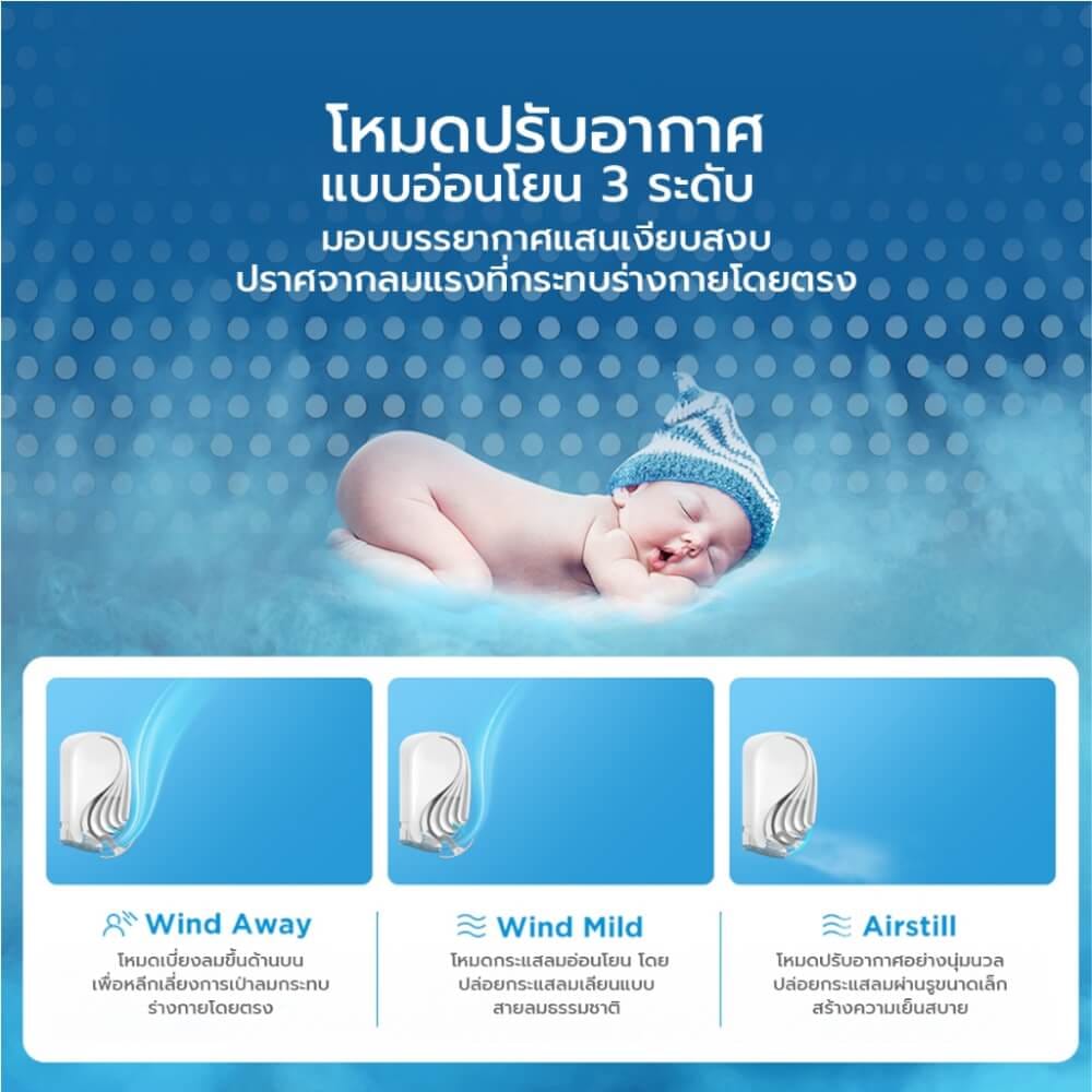 แอร์ติดผนัง Midea Ultimate Comfort II Plus 12300 บีทียู อินเวอร์เตอร์ (ไม่รวมติดตั้ง)_5