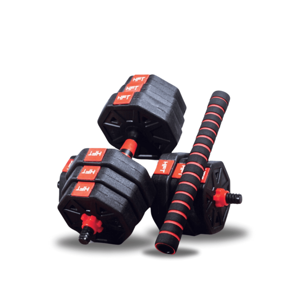 ดัมเบลพลาสติกปรับน้ำหนัก HOMEFITTOOLS 20 KG_0