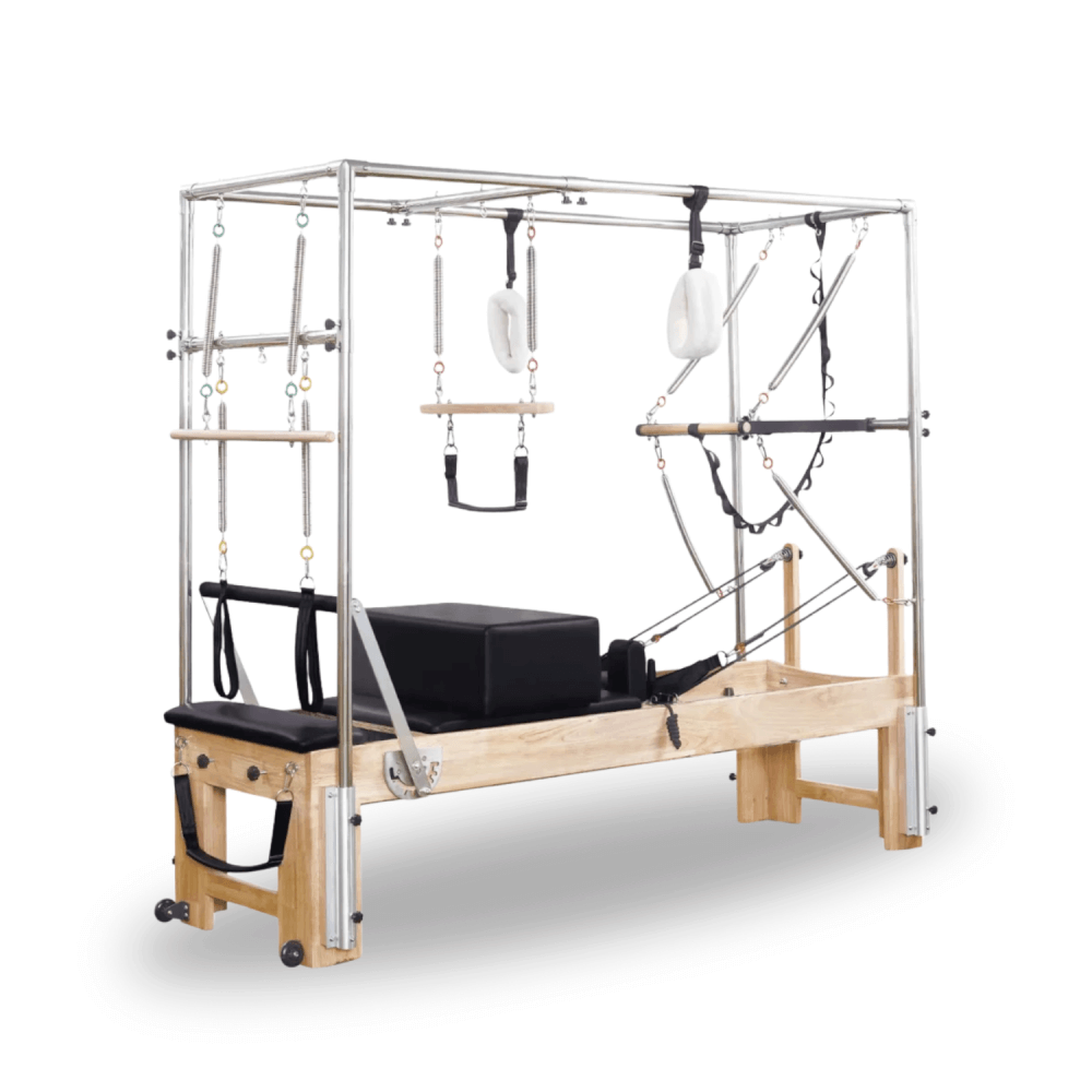 เครื่องพิลาทิส HOMEFITTOOLS REFORMER & CADILLAC ไม้พารา_0