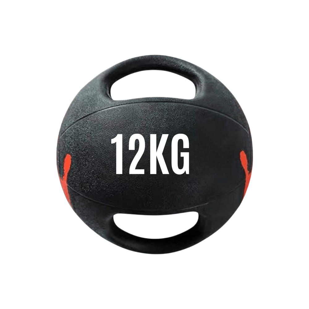 ลูกบอลน้ำหนัก HOMEFITTOOLS DUAL GRIP 12 KG