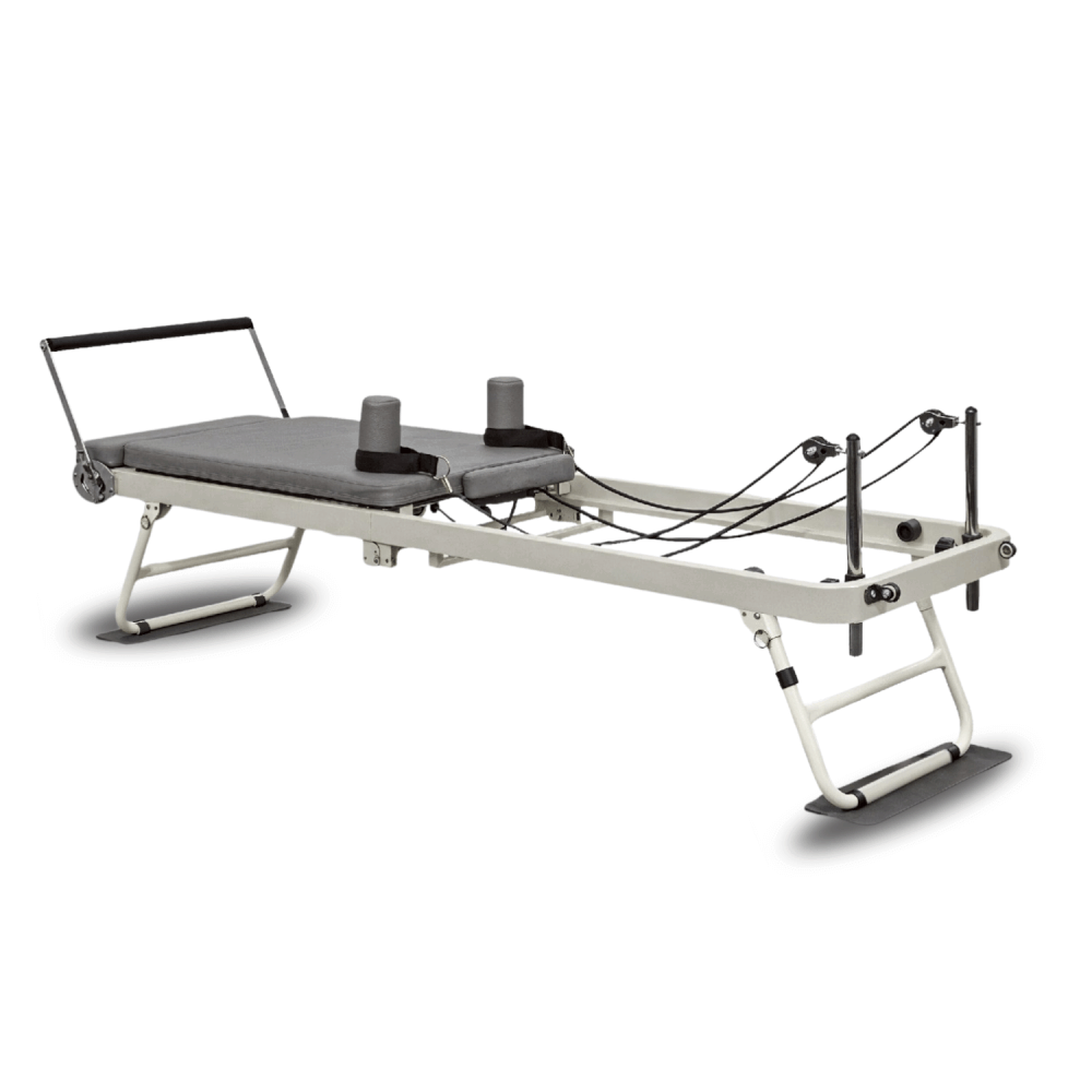 เครื่องพิลาทิส HOMEFITTOOLS PILATES REFORMER FOLDABLE รุ่น LITE สีเทา (เฉพาะเครื่อง)
