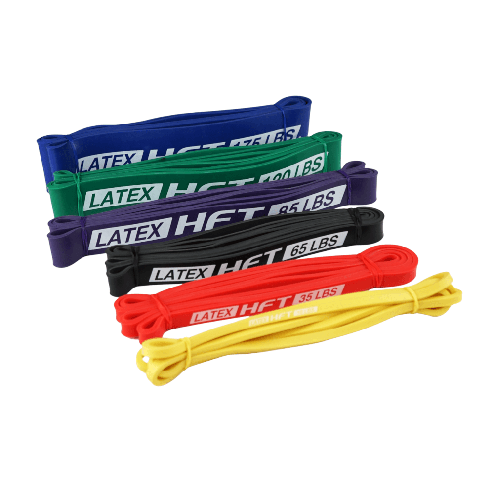 เซ็ตยางยืดออกกำลังกาย HOMEFITTOOLS PULLUP BAND รุ่น LATEX 7 ชิ้น