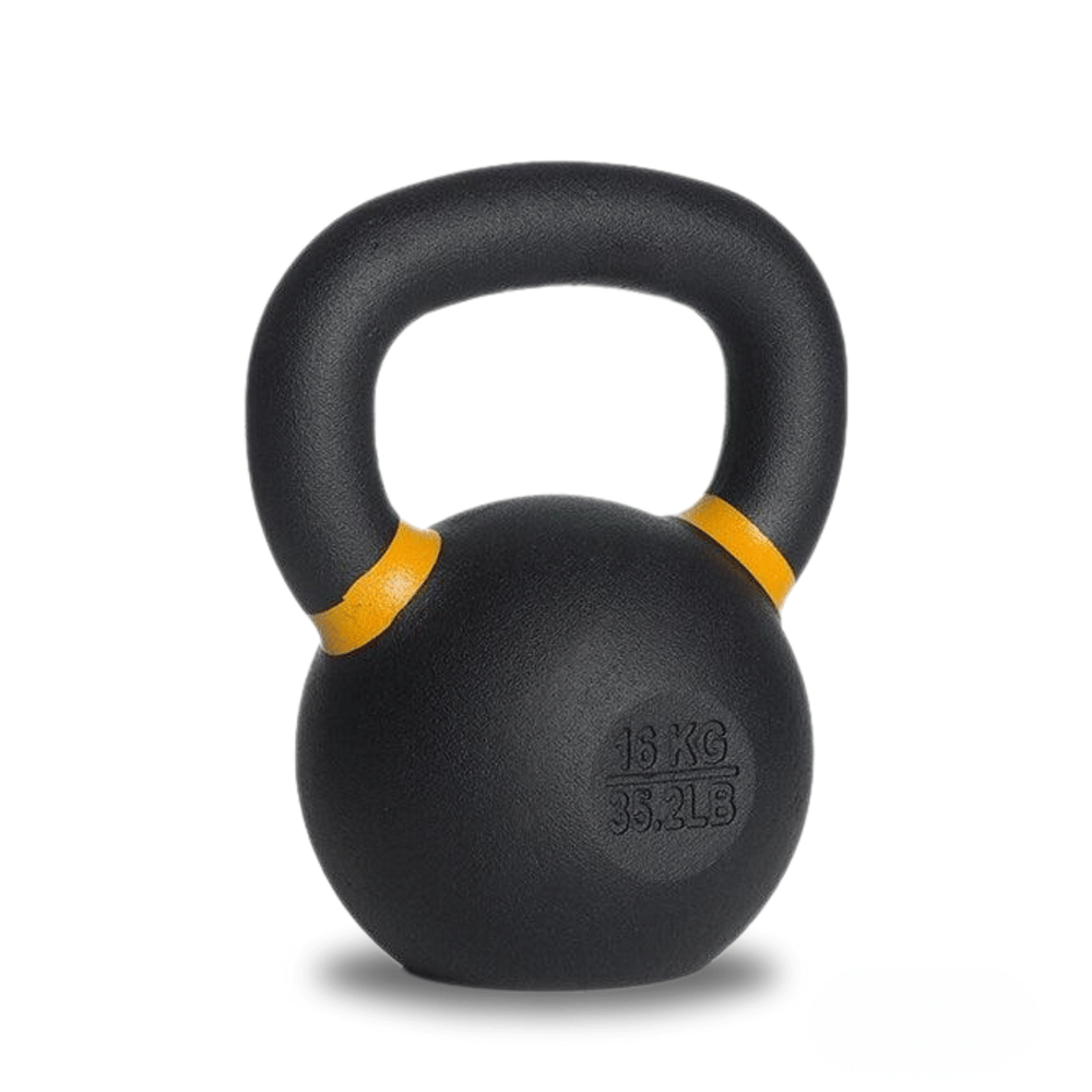 เคตเทิลเบลดัมเบิ้ลหูหิ้ว HOMEFITTOOLS สีดำด้าน 16 KG.