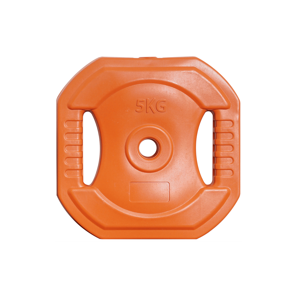 แผ่นน้ำหนัก HOMEFITTOOLS 5 KG. (2แผ่น) รูขนาด 30MM.