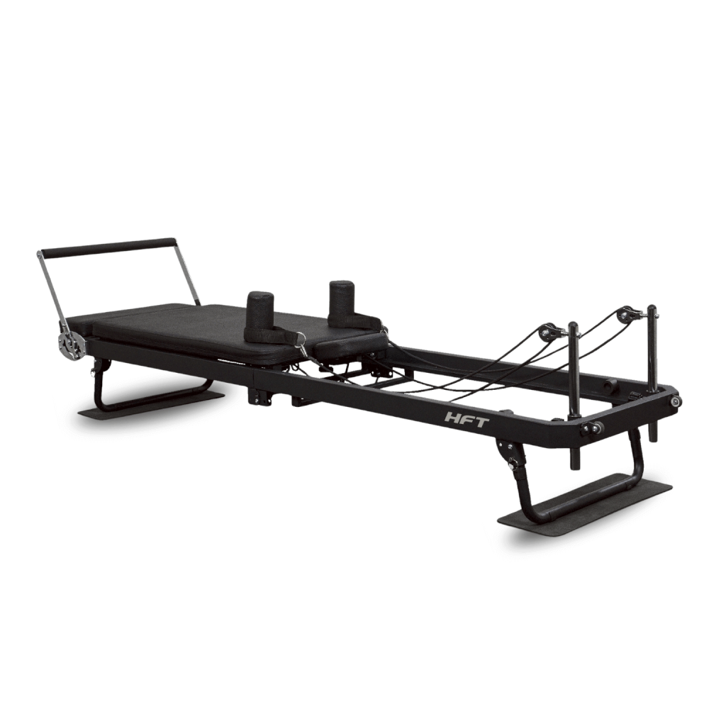PILATES REFORMER พับได้ HOMEFITTOOLS รุ่น PRIME สีดำ
