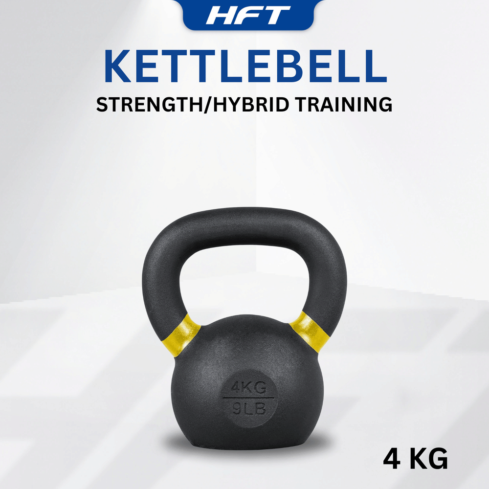 เคตเทิลเบลดัมเบิ้ลหูหิ้ว HOMEFITTOOLS สีดำด้าน 4 KG.
