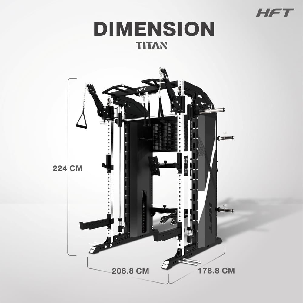 สมิทแมชชีน HOMEFITTOOLS รุ่น TITAN เกรด COMMERCIAL