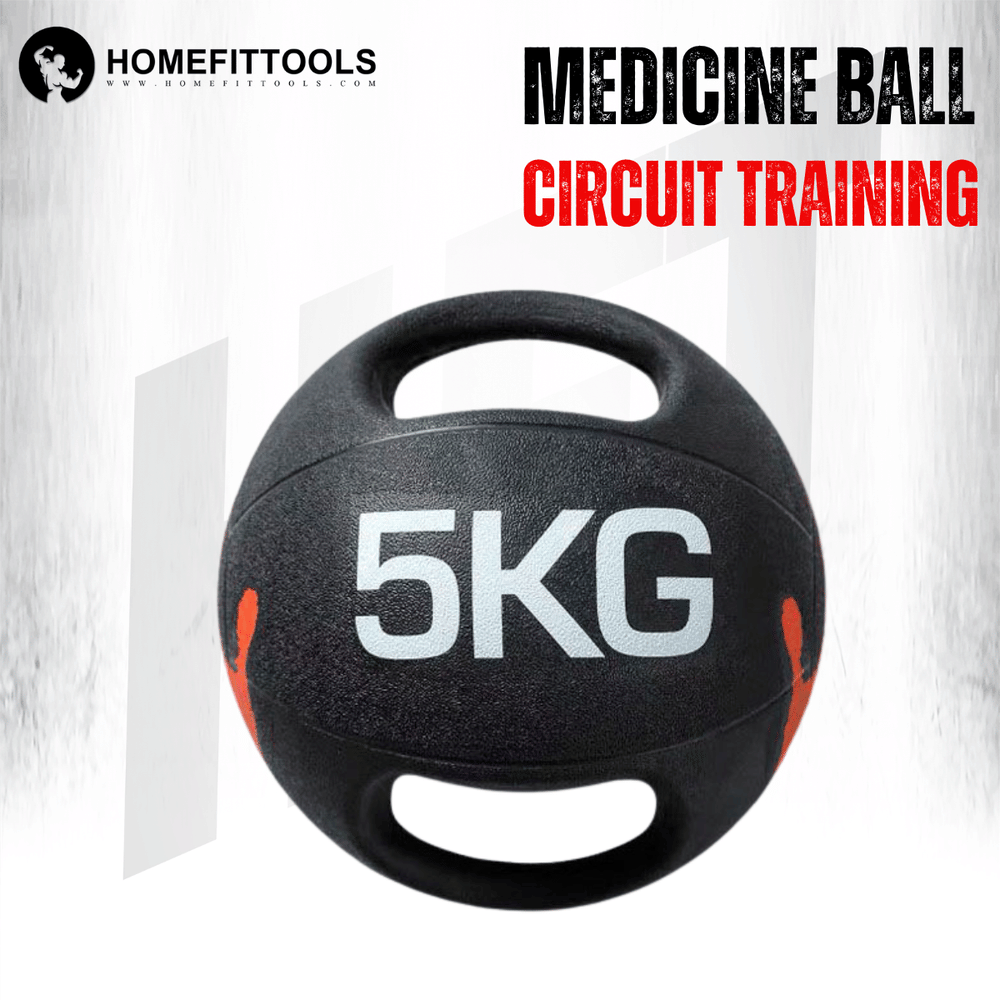 ลูกบอลน้ำหนัก HOMEFITTOOLS DUAL GRIP 5 KG