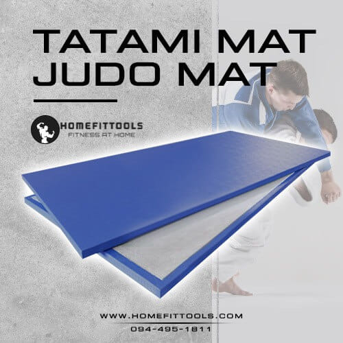 เบาะยิวยิตสู HOMEFITTOOLS สีแดง หนา 50 MM. (200X100CM.)