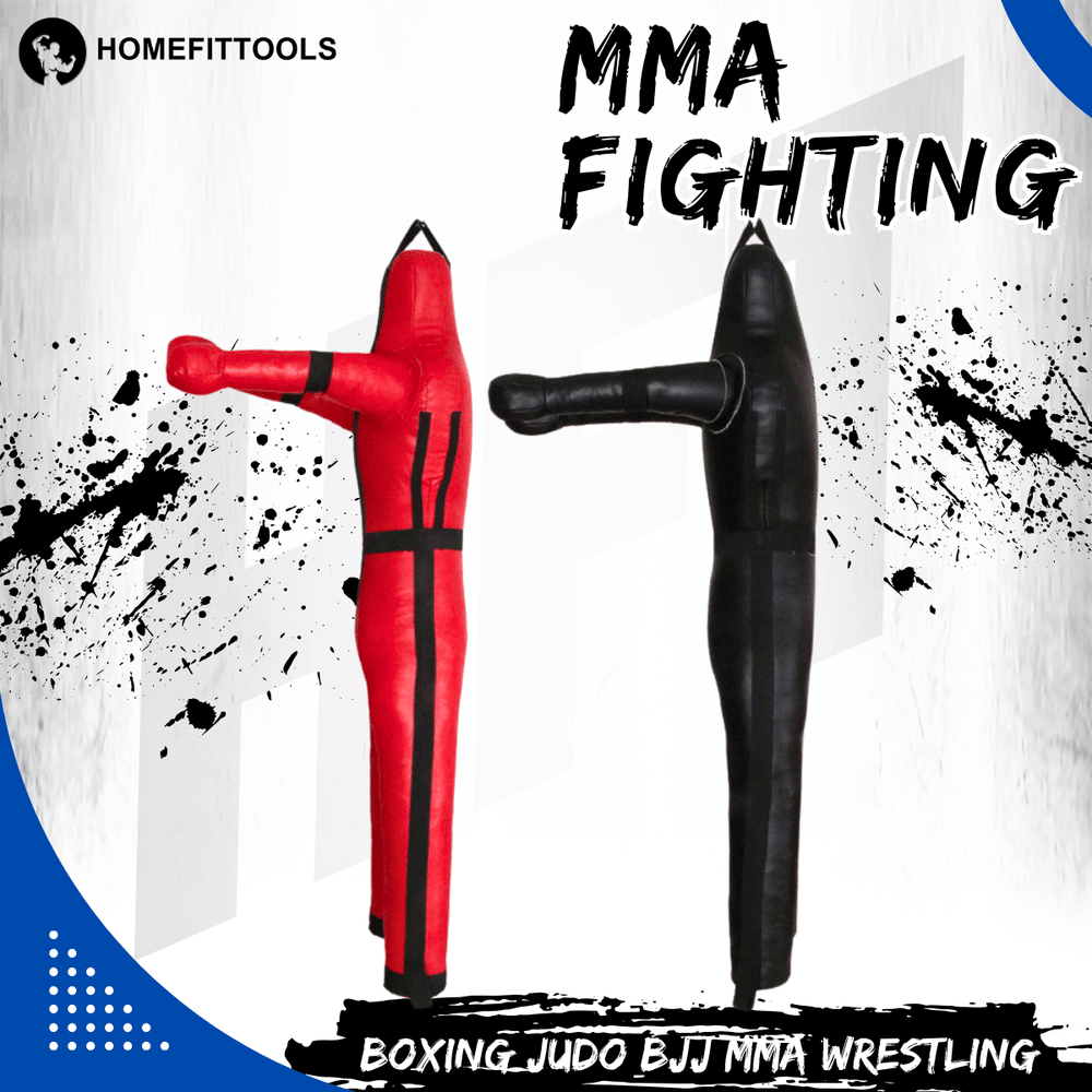 หุ่นยืนหุ่นฝึกซ้อม 2 ขา HOMEFITTOOLS สูง 180CM. น้ำหนัก 30 KG