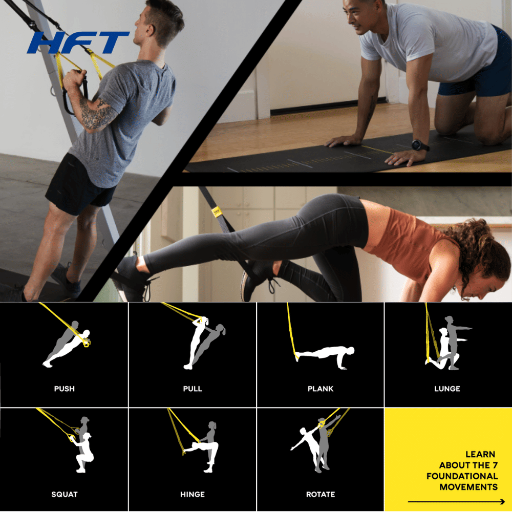 เชือกออกกำลังกาย PRO P3  เซ็ตฝึก TRX สายแรงต้าน HOMEFITTOOLS